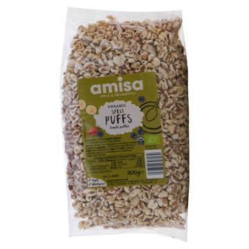 Amisa Organic Spelt Puffs 200g - Available at Alosra Online Supermarket