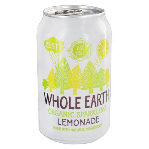 Whole Earth Organic Sparkling Lemonade 330ml - Available at Alosra Online Supermarket