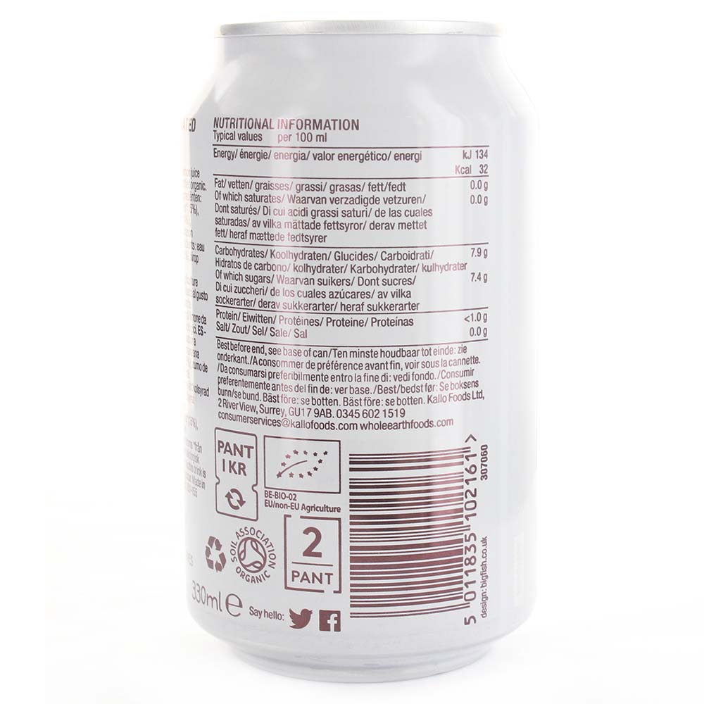 Whole Earth Organic Sparkling Lemonade 330ml – Available at Alosra Online Supermarket