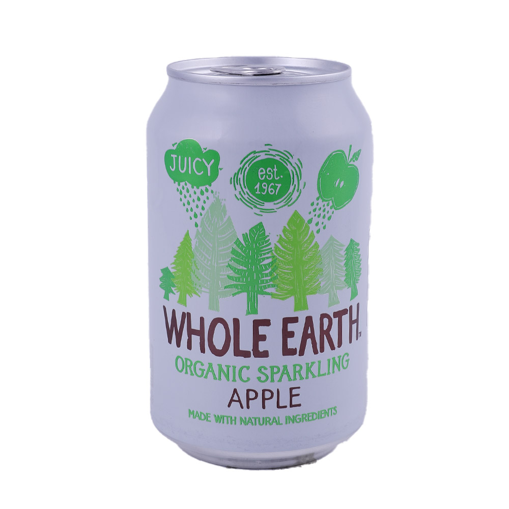 Whole Earth Organic Sparkling Apple 330ml - Available at Alosra Online Supermarket