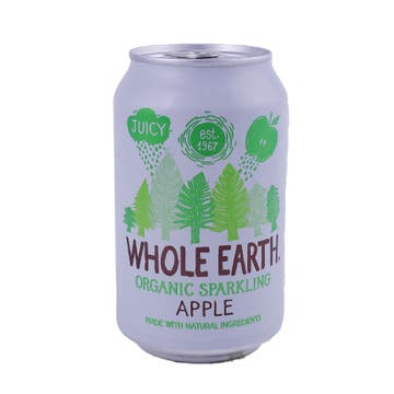 Whole Earth Organic Sparkling Apple 330ml - Available at Alosra Online Supermarket