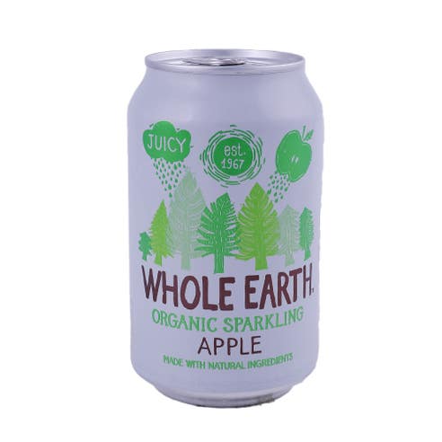 Whole Earth Organic Sparkling Apple 330ml - Available at Alosra Online Supermarket