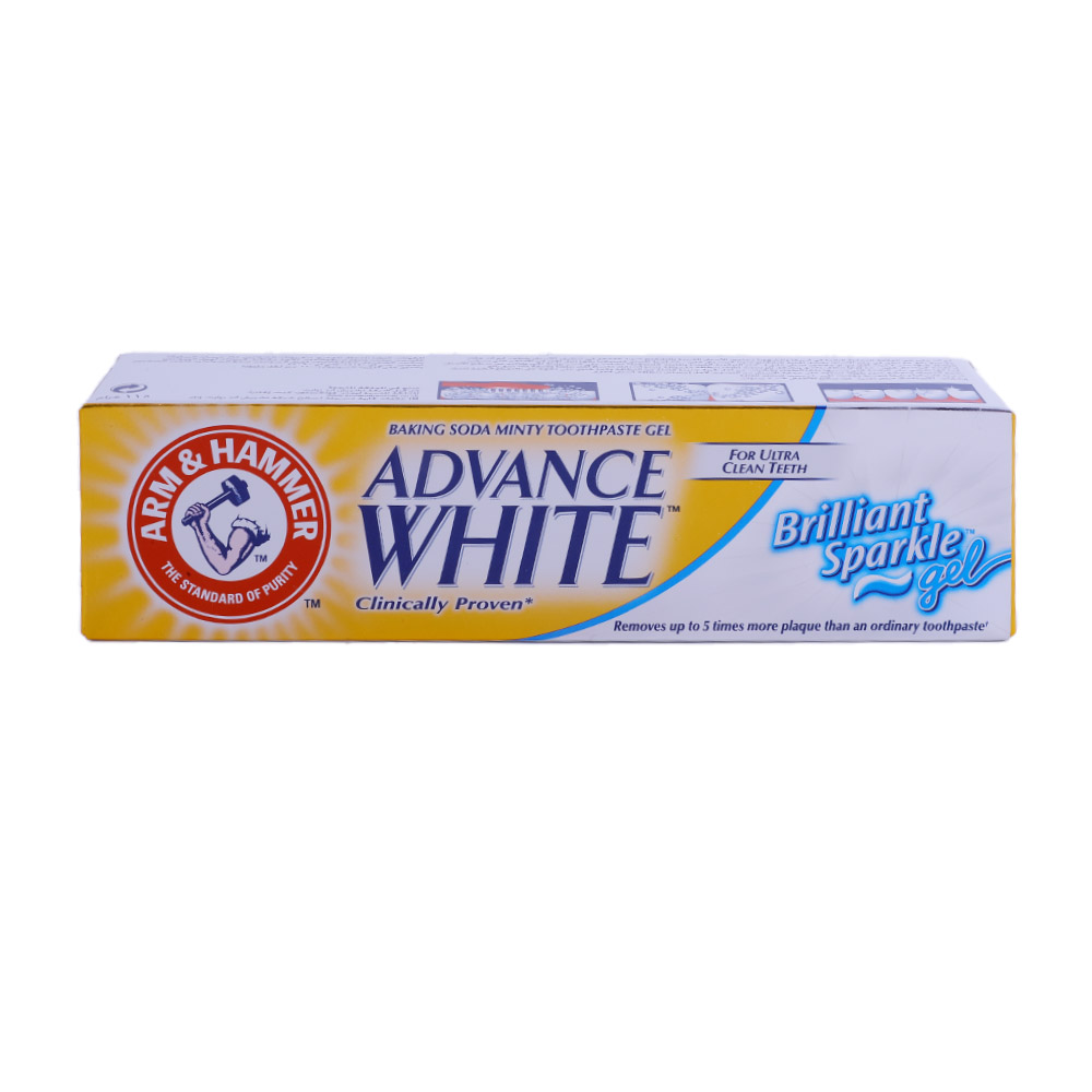Arm & Hammer Advance White Brilliant Sparkle Minty Toothpaste Gel 115g