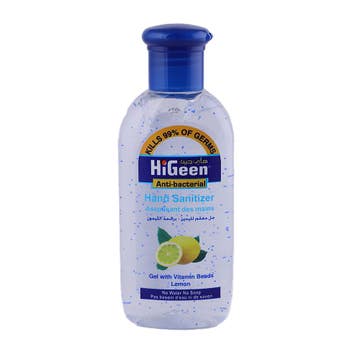 HiGeen Antibacterial Lemon Hand Sanitizer 110ml - Available at Alosra Online Supermarket