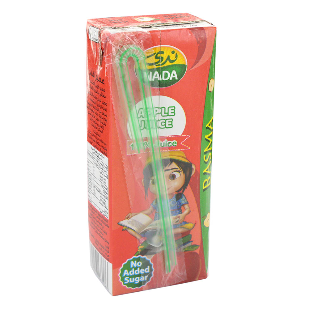 Nada Basma UHT Apple Juice 200ml - Available at Alosra Online Supermarket