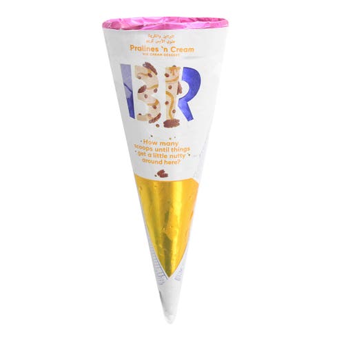 Baskin Robbins Pralines & Cream Cone 90ml - Available at Alosra Online Supermarket