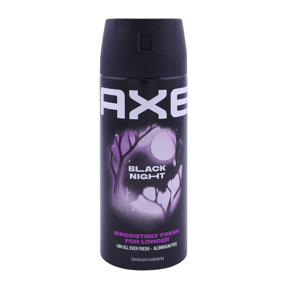 Axe Black Night Body Spray Deodorant 150ml - Available at Alosra Online Supermarket