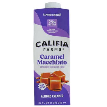 Califia Farms Pecan Caramel Dairy Free Almond Milk Creamer With Coconut 946ml - Available at Alosra Online Supermarket