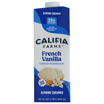 Califia Farms Vanilla Almond Milk Creamer With Coconut 946ml - Available at Alosra Online Supermarket