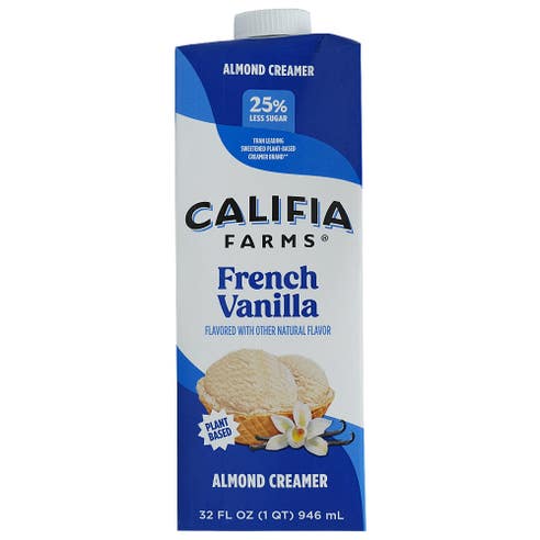 Califia Farms Vanilla Almond Milk Creamer With Coconut 946ml - Available at Alosra Online Supermarket