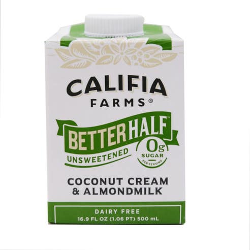 Califia Farms Better Half Coconut Cream & Almond Milk 500ml - Available at Alosra Online Supermarket
