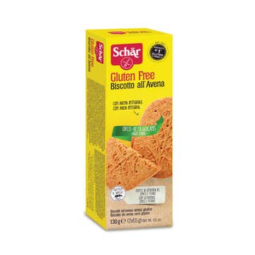 Schar Gluten Free Biscotto Alavena Oat 130g - Available at Alosra Online Supermarket