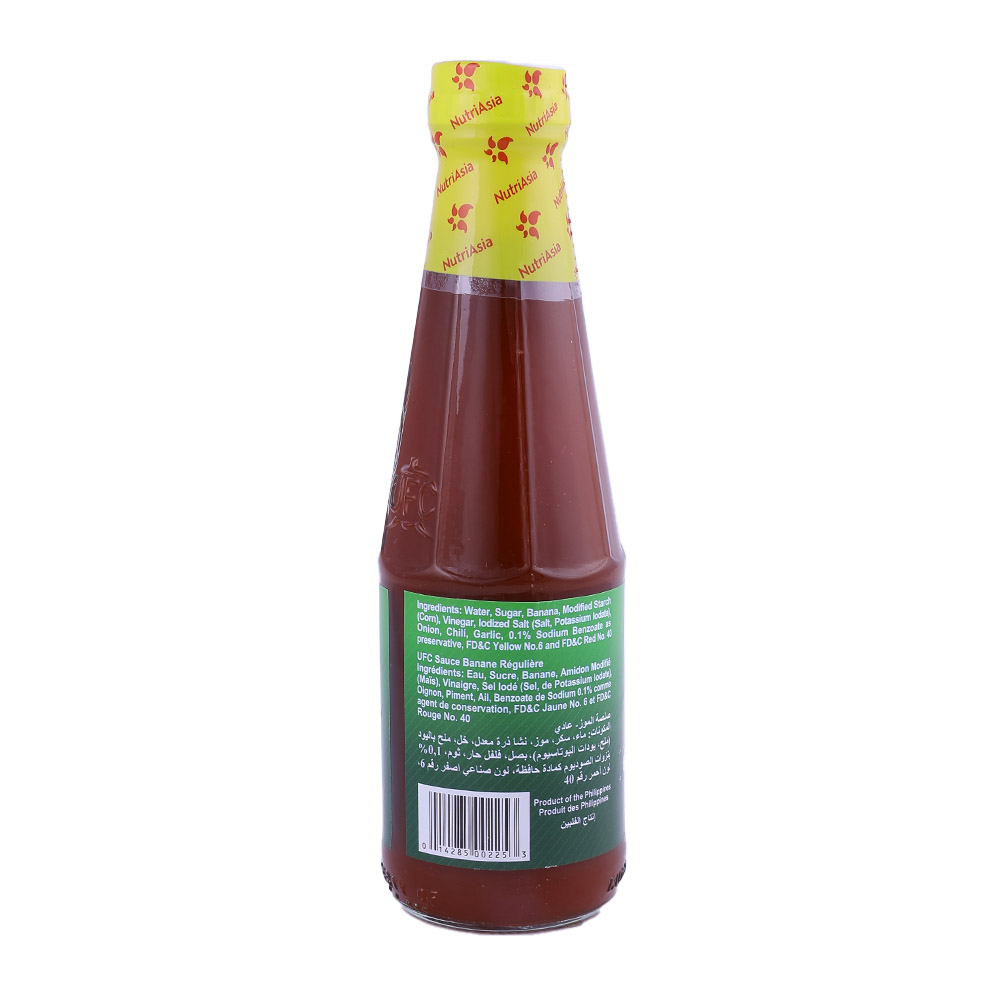 UFC Regular Banana Sauce 320g back image