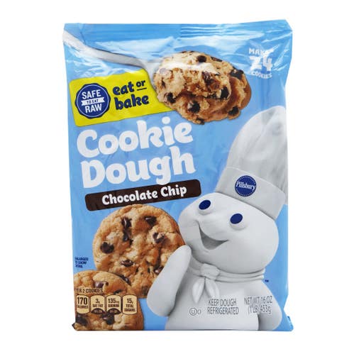 Pillsbury Chocolate Chip Cookie Dough 453g - Available at Alosra Online Supermarket