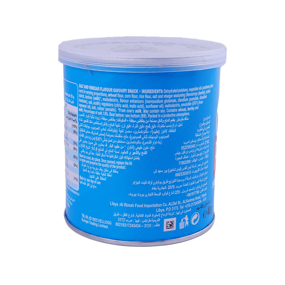 Pringles Salt & Vinegar 40g back image