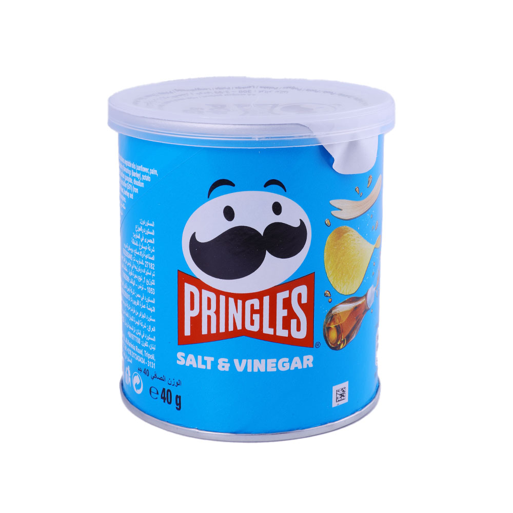 Pringles Salt & Vinegar 40g - Available at Alosra Online Supermarket