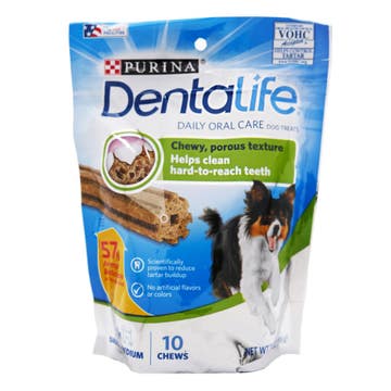 Purina Dentalife Daily Oral Care Dog Treats Small/Medium 7Oz - Available at Alosra Online Supermarket