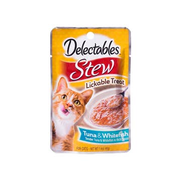 Hartz Delectables Stew Lickable Treat Tuna & White Fish 37g - Available at Alosra Online Supermarket