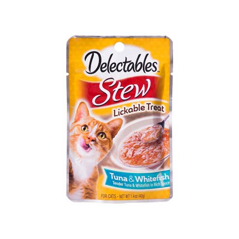 Hartz Delectables Stew Lickable Treat Tuna & White Fish 37g - Available at Alosra Online Supermarket