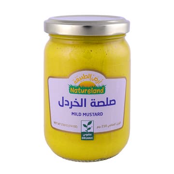 Natureland Mild Mustard 210g 
