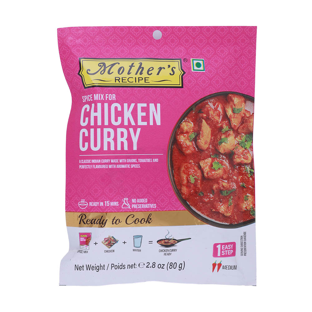 Mother's Recipe Chicken Curry Mix 80g - Available at Alosra Online Supermarket