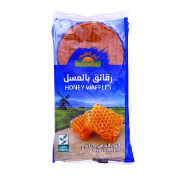 Natureland Honey Waffles 175g 