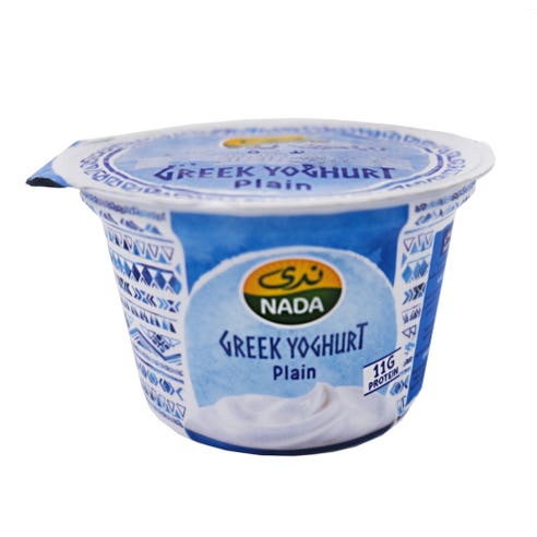 Nada Plain Greek Yoghurt 160g - Available at Alosra Online Supermarket