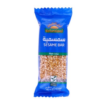 Natureland Organic Plain Sesame Bar 22.5g 