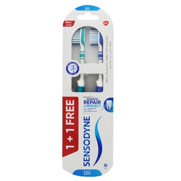 Sensodyne Advanced Repair & Protect Soft Toothbrush [1 + 1 Free] [Special Offer] 