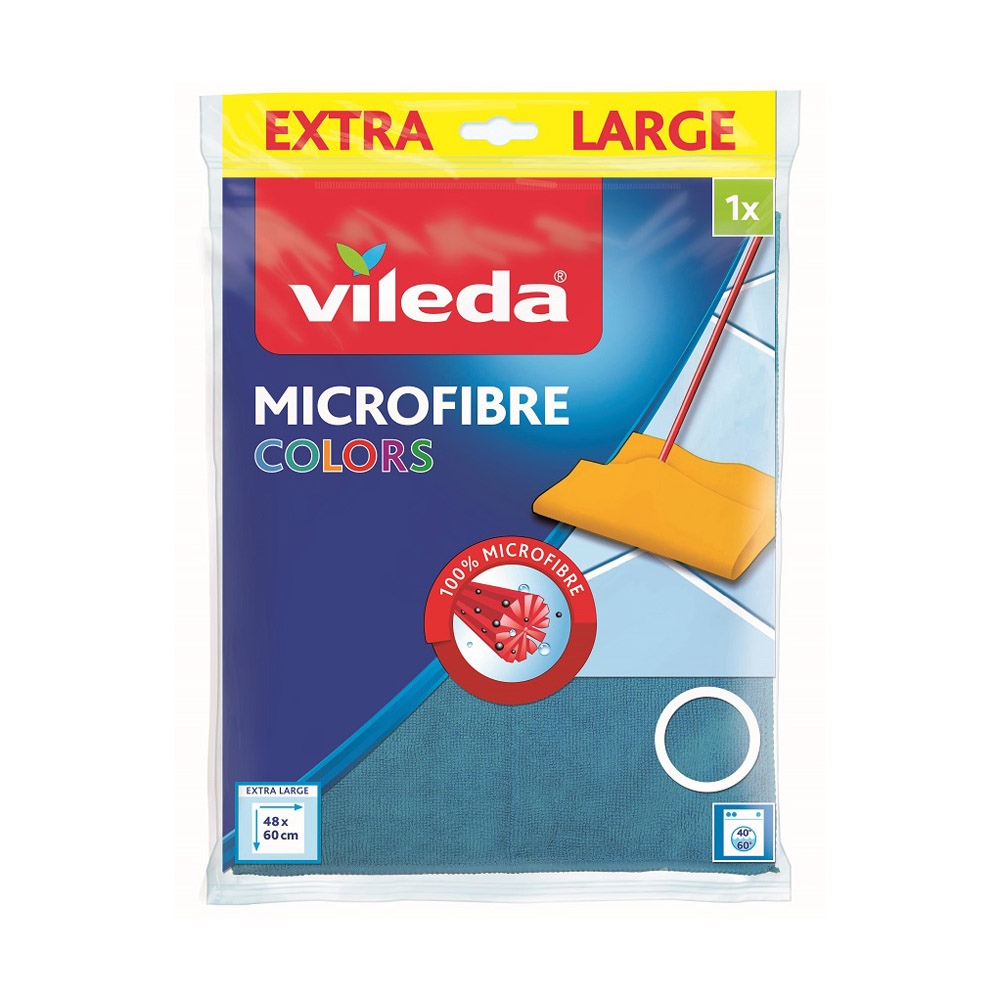 Vileda Extra Large Micro Fibre Colors Floor Cloth - Available at Alosra Online Supermarket
