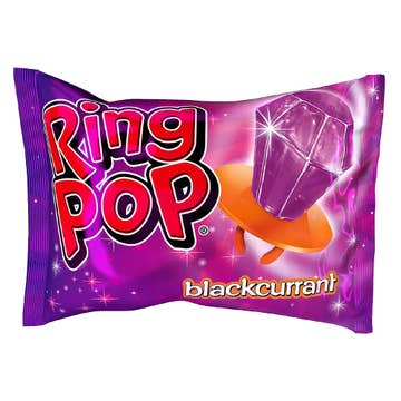 Bazooka Blackcurrant Ring Pop 10g