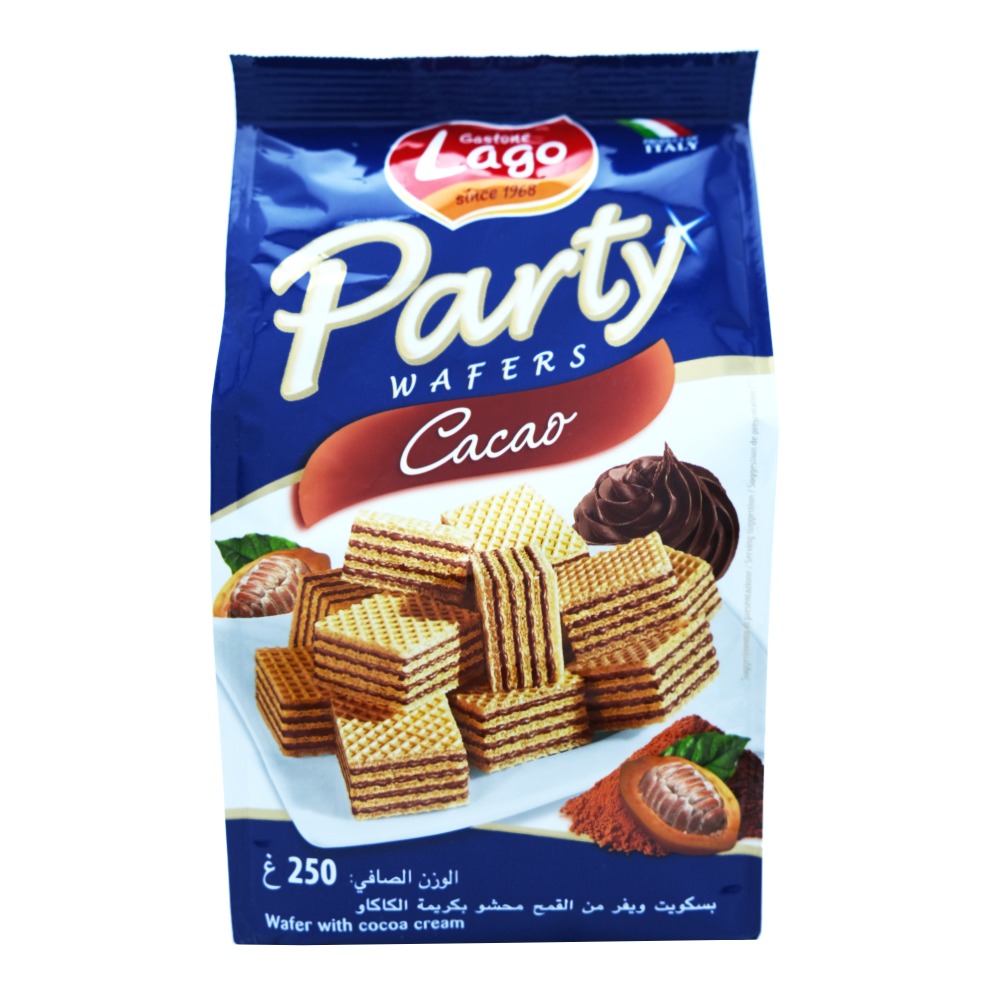 Lago Cocoa Cream Party Wafers 250g