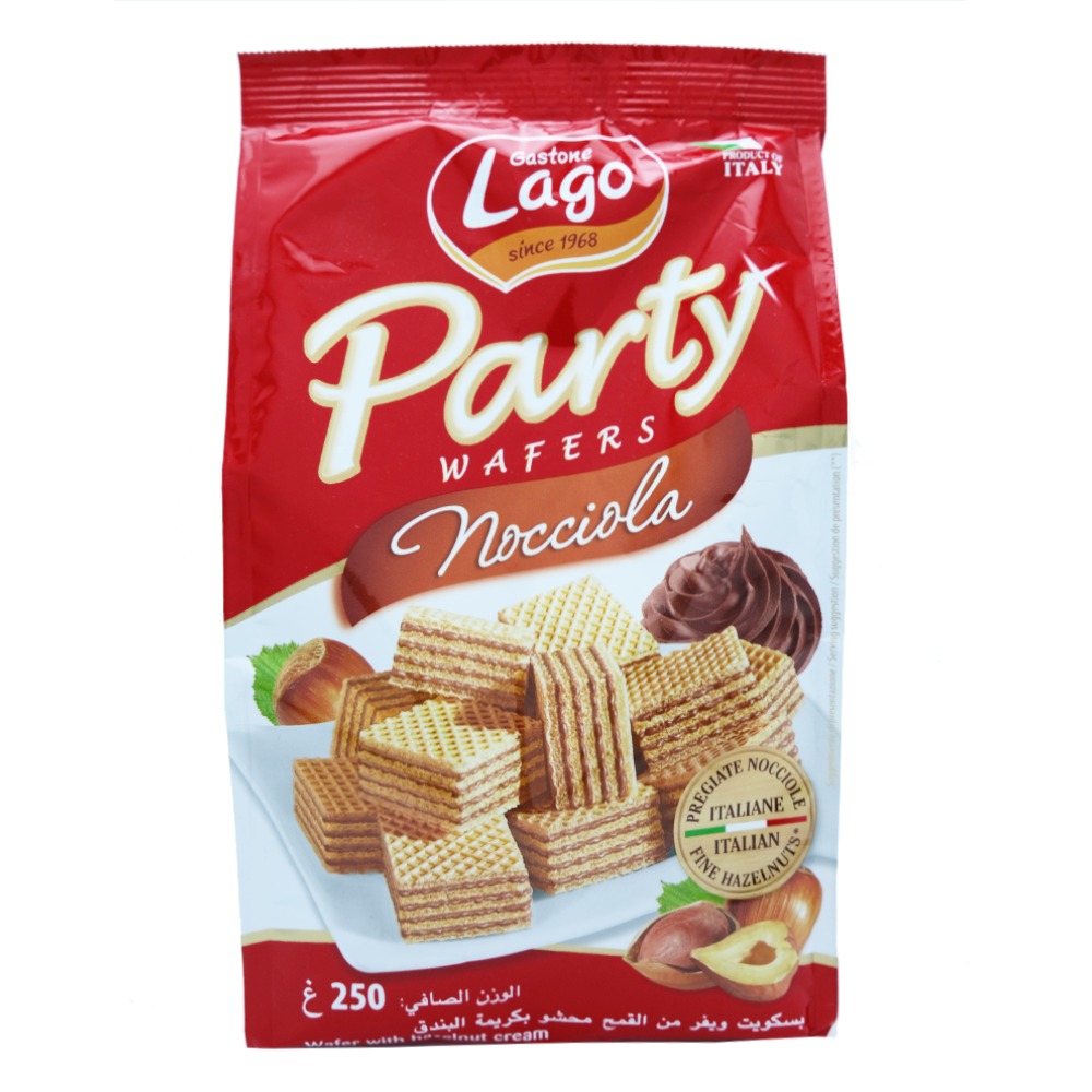 Lago Party Wafers Hazelnut Cream 250g