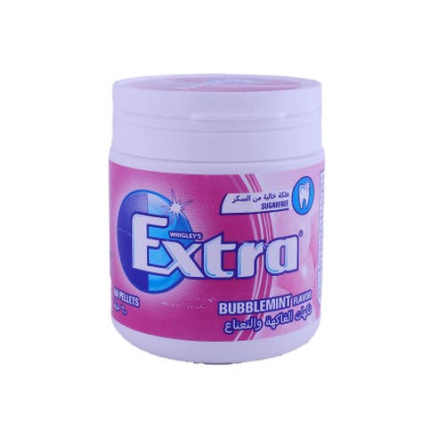 Extra Biggie Bottle Bubble Mint Gum 84g - Available at Alosra Online Supermarket
