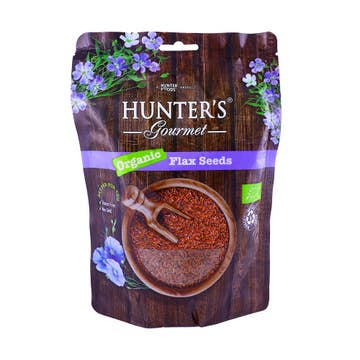Hunter's Gourmet Organic Flax Seeds 300g - Available at Alosra Online Supermarket