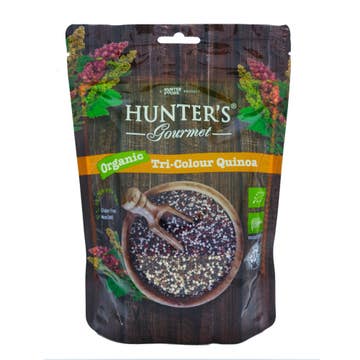 Hunter's Gourmet Organic Tri-Colour Quinoa 300g - Available at Alosra Online Supermarket