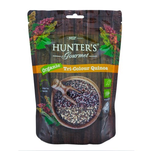 Hunter's Gourmet Organic Tri-Colour Quinoa 300g - Available at Alosra Online Supermarket