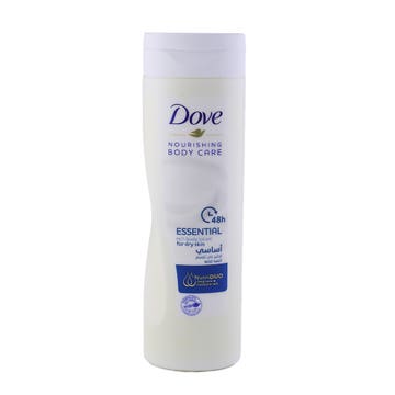 Dove Essential Nourishing Body Lotion 250ml - Available at Alosra Online Supermarket