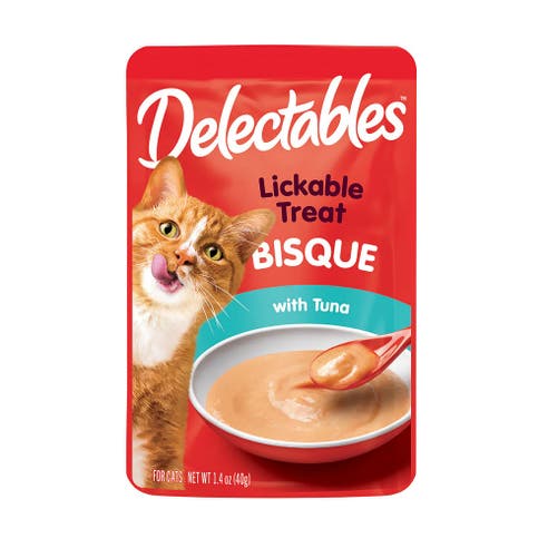 Delectables Lickable Treat Bisque With Tuna 1.4oz - Available at Alosra Online Supermarket
