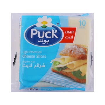 Puck Light Processed Cheese Slices 200g
