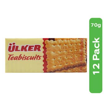 Ulker Tea Biscuits 12x70g 