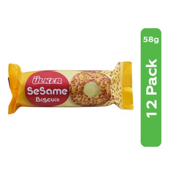 Ulker Sesame Biscuits 12x58g 