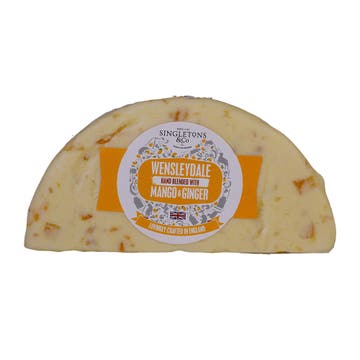 Singletons & Co Wensleydale Mango & Ginger Cheese [Per Kg]