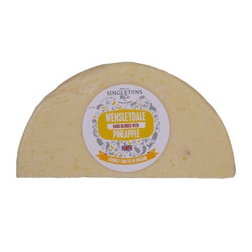 Singletons & Co Wensleydale Pineapple Cheese [Per Kg]