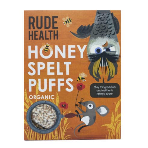 Rude Organic Health Honey Spelt Puffs 175g - Available at Alosra Online Supermarket