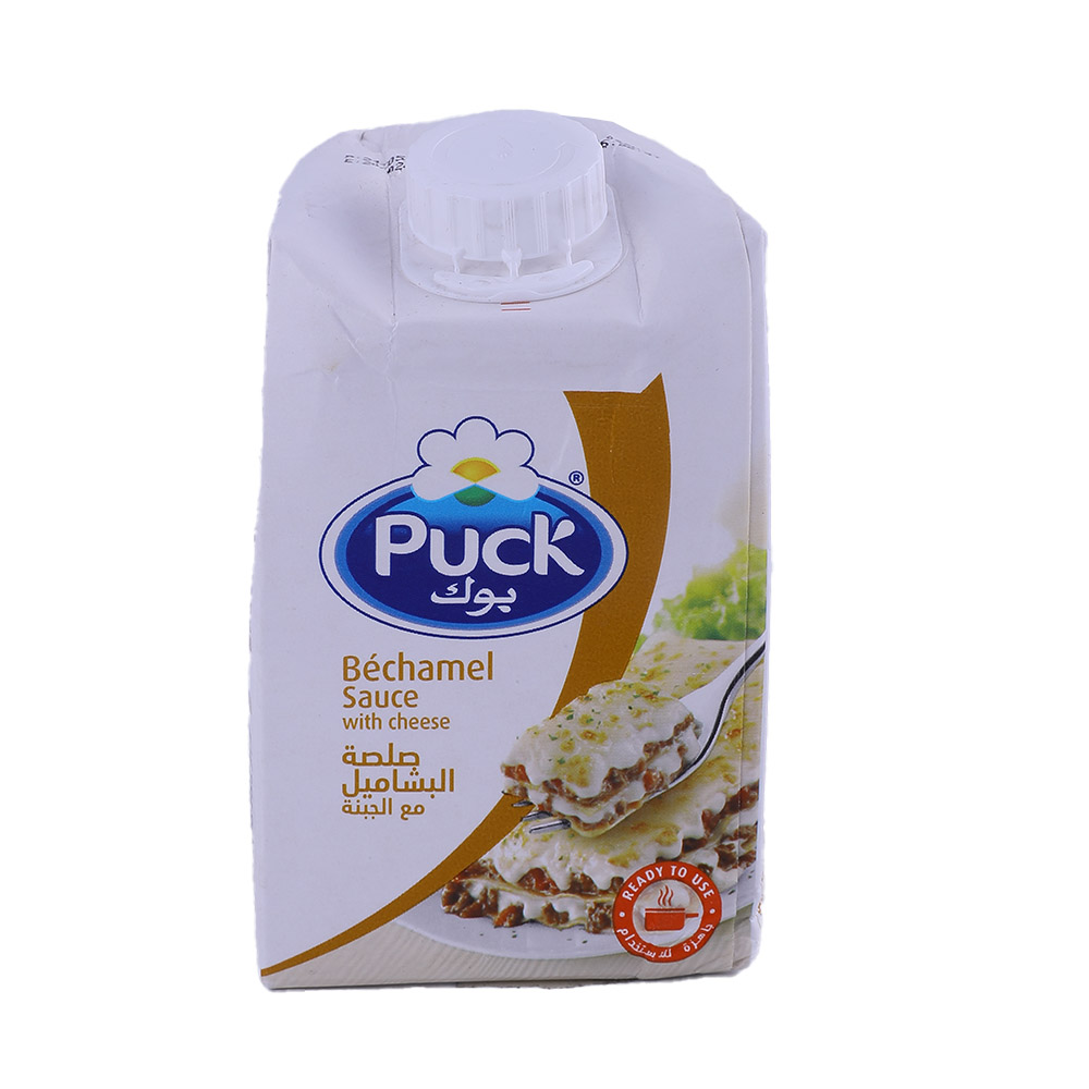 Puck Bechamel Sauce with Cheese 500ml - Available at Alosra Online Supermarket