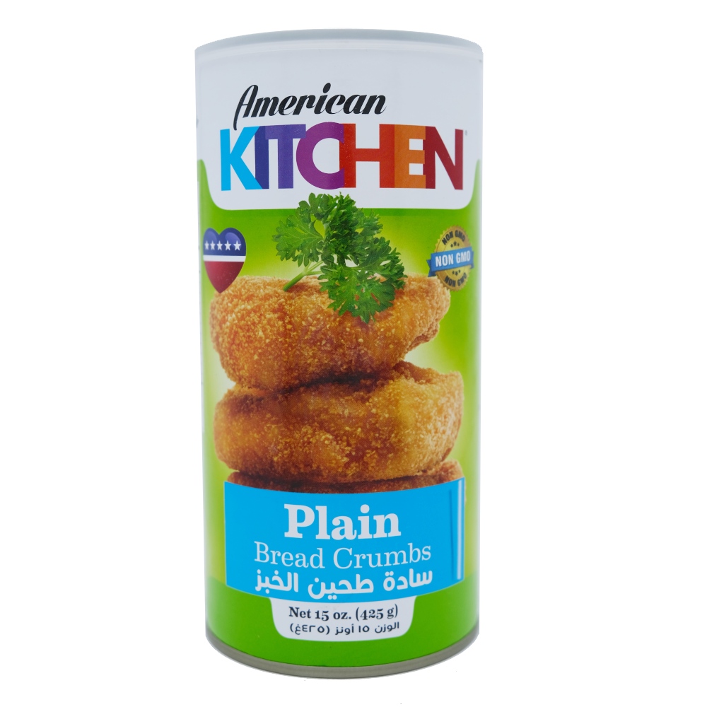 American Kitchen Plain Bread Crumbs 15oz - Available at Alosra Online Supermarket