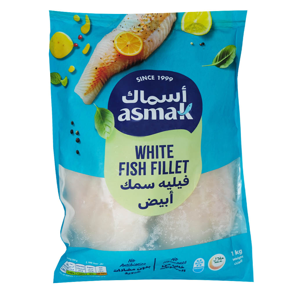 Asmak Classic White Fish Fillet 1Kg - Available at Alosra Online Supermarket