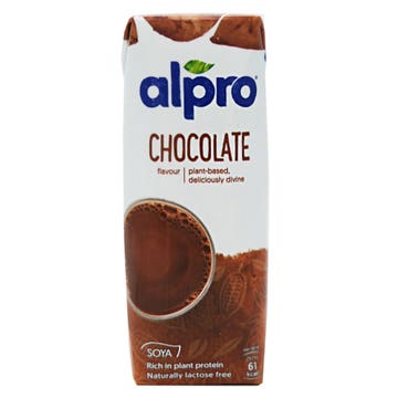 Alpro Soya Milk Chocolate 250ml - Available at Alosra Online Supermarket