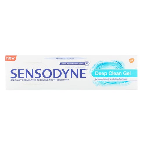 Sensodyne Deep Clean Toothpaste 75ml - Available at Alosra Online Supermarket